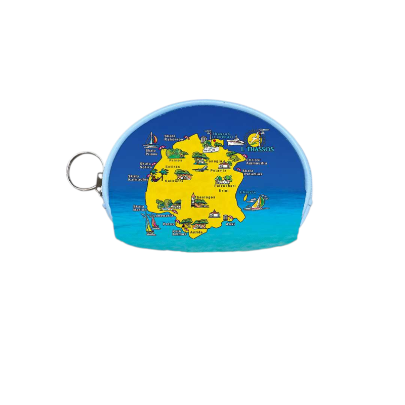 Σετ 12Χ - Πορτοφόλι Souvenir μπρελόκ mini - PVC - Thassos - 10*8*3cm - 871774 Σετ 12Χ - Πορτοφόλι Souvenir μπρελόκ mini - PVC - Thassos - 10*8*3cm - 871774