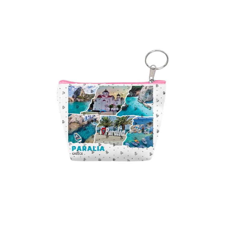 Σετ 12Χ - Πορτοφόλι Souvenir μπρελόκ mini - PVC - Paralia - 11*7*4cm - 871809 Σετ 12Χ - Πορτοφόλι Souvenir μπρελόκ mini - PVC - Paralia - 11*7*4cm - 871809