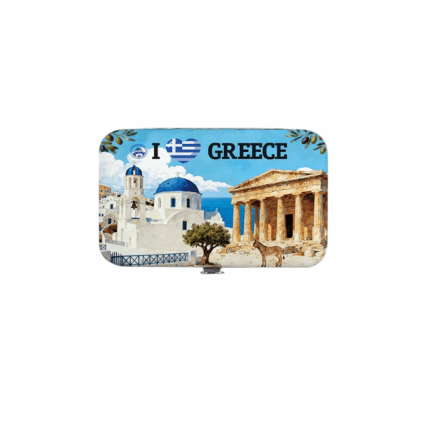 Σετ 12Χ - Κασετίνα περιποιήσης νυχιών σε θήκη Souvenir - Greece - 871877