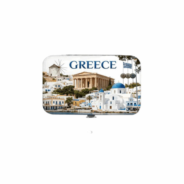 Σετ 12Χ - Κασετίνα περιποιήσης νυχιών σε θήκη Souvenir - Greece - 871878