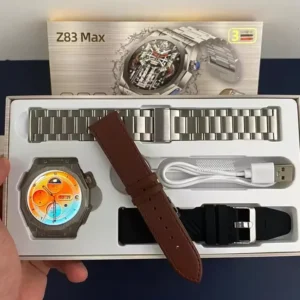 Σετ Smartwatch με 3 λουράκια - Z83 MAX - 880518 - Black