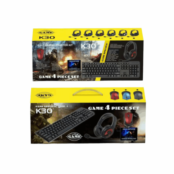Πλήρες σετ Gaming 4 σε 1 - K30 - 883488