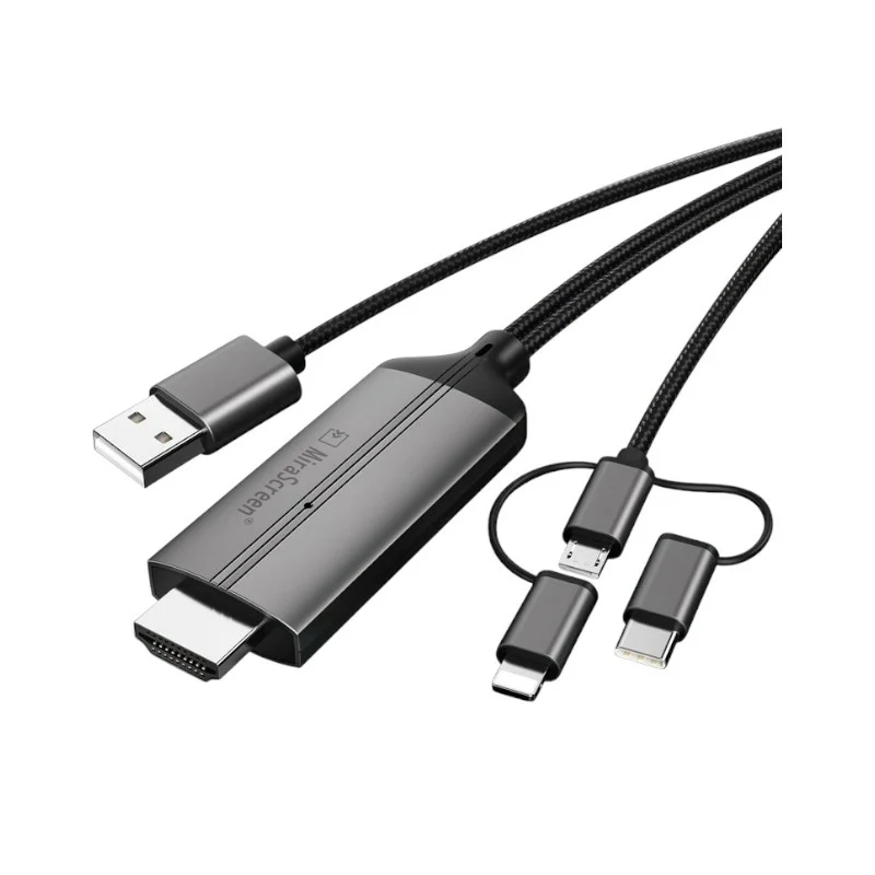 Καλώδιο USB σε HDTV - 3in1 - LD36 - Mirascreen - 884508