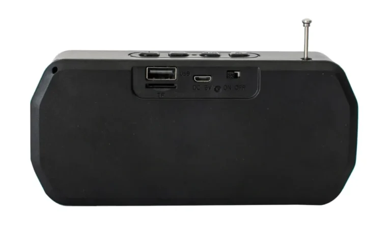 Ασύρματο ηχείο Bluetooth με φακό LED – KMS-05A – 885864 - Silver - Image 2