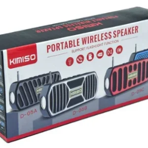 Ασύρματο ηχείο Bluetooth με φακό LED – KMS-05B – 885871 - Red - Image 11