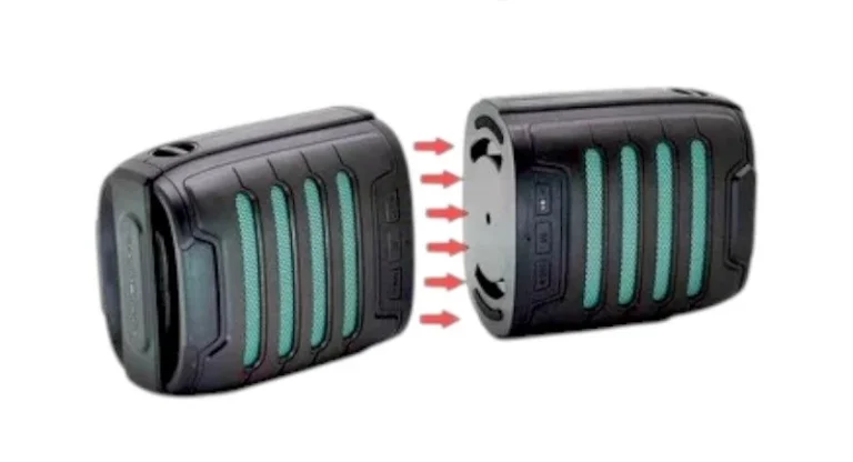 Ασύρματο ηχείο Bluetooth αδιάβροχο - 2in1 - KMS-121 - 886144 - Red - Image 6