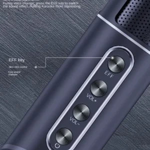 Ασύρματο ηχείο Bluetooth με 2 μικρόφωνα Karaoke - YS215 - 887271 - Grey - Image 11