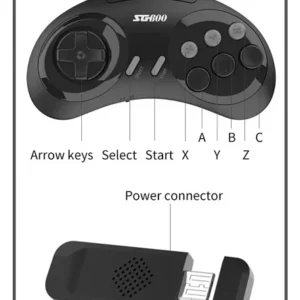 Φορητή κονσόλα παιχνιδιών Stick με 2 χειριστήρια - SG800 - 887660 - Image 17