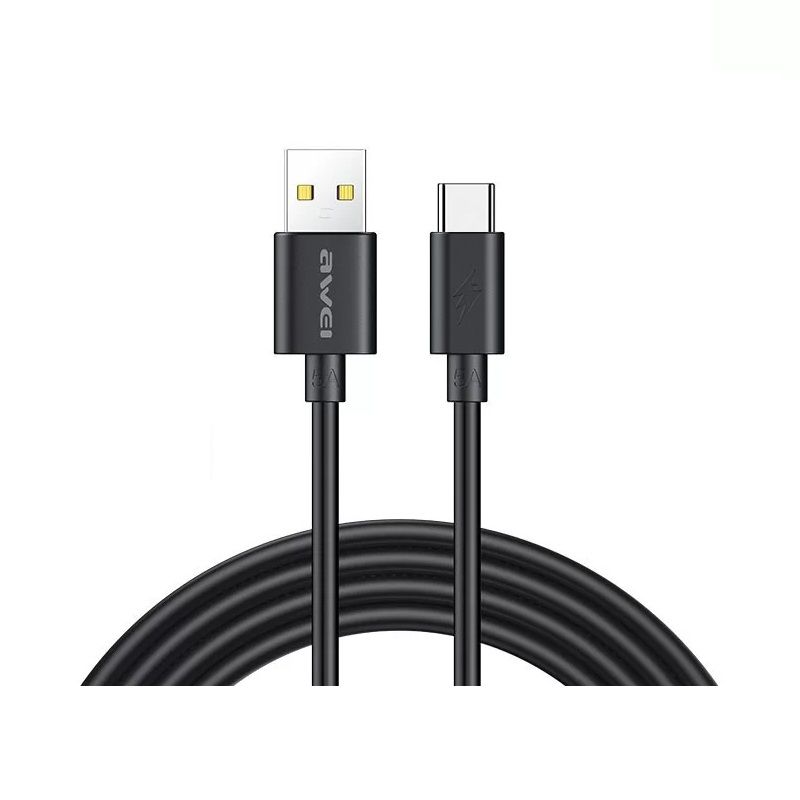 Καλώδιο φόρτισης & data - Type-C - CL-110T - Fast Charge - 5A - AWEI - 000840 Καλώδιο φόρτισης & data - Type-C - CL-110T - Fast Charge - 5A - AWEI - 000840