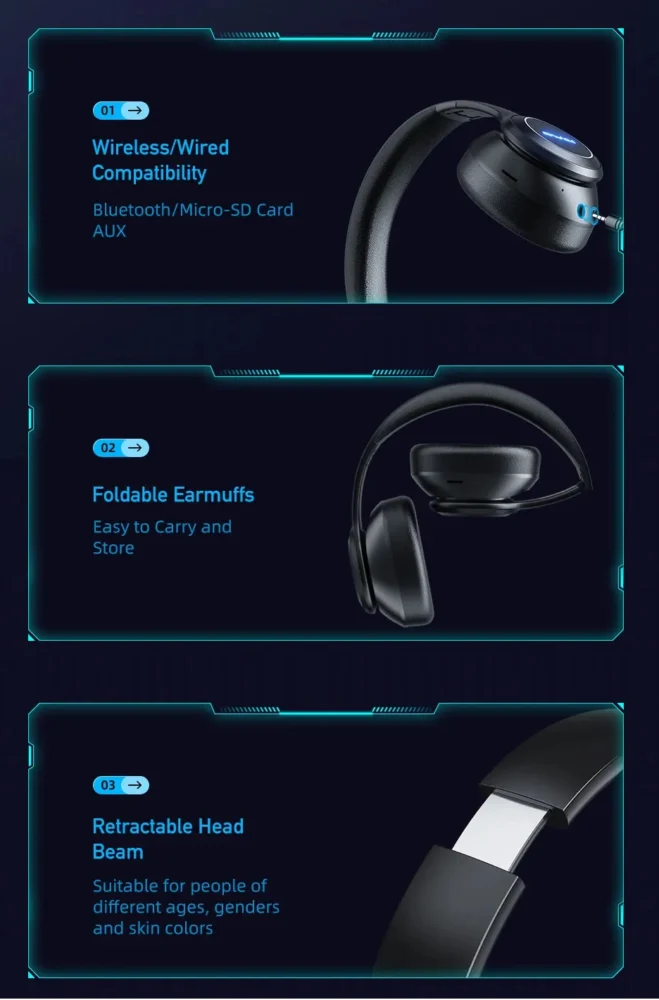 Ασύρματα ακουστικά - Headphones - A200BL - AWEI - 002615