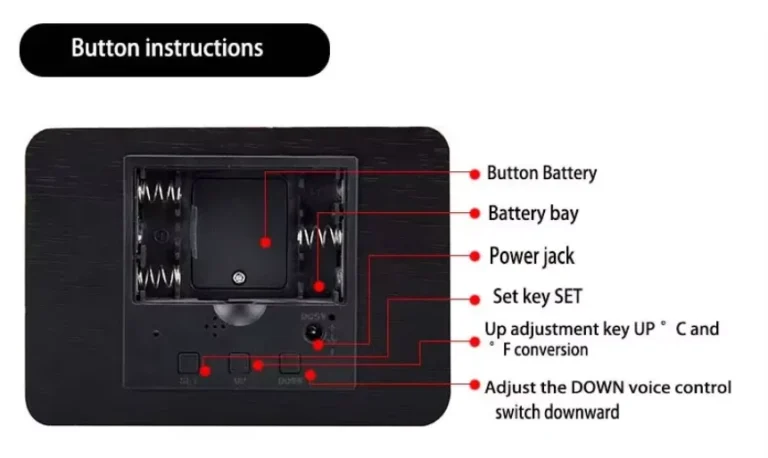 Ψηφιακό ρολόι - Ξυπνητήρι - ET009 - 909481 - White - Image 2