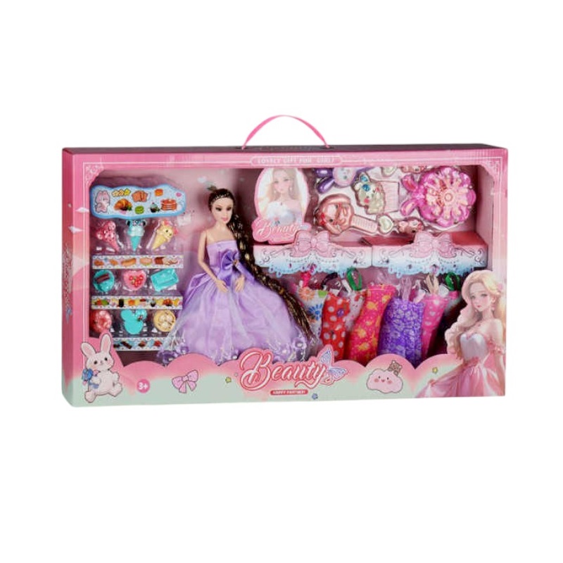 Σετ κούκλα με αξεσουάρ ομορφιάς - MY3204B - 917467 Σετ κούκλα με αξεσουάρ ομορφιάς - MY3204B - 917467