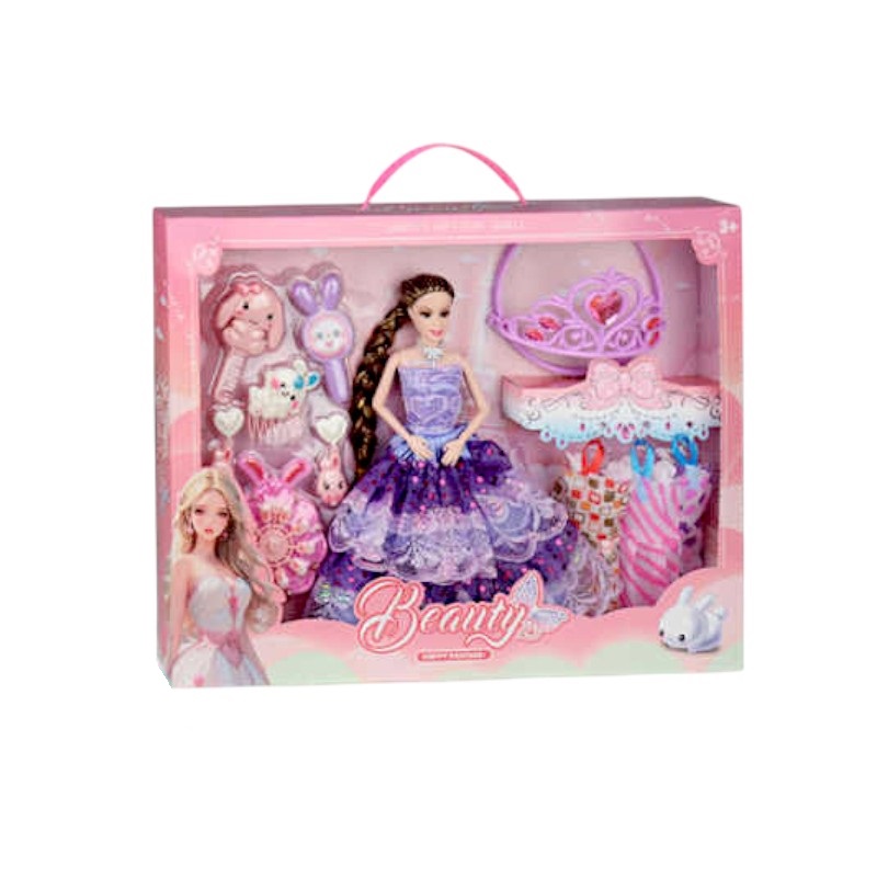 Σετ κούκλα με αξεσουάρ ομορφιάς - MY3202C - 917470 Σετ κούκλα με αξεσουάρ ομορφιάς - MY3202C - 917470