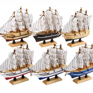 Διακοσμητικό Souvenir - Καραβάκι ιστιοφόρο - 8-33cm - 920884 - Image 2