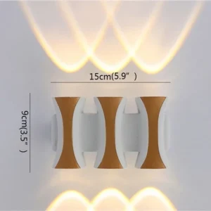 Επιτοίχιο φωτιστικό LED - Απλίκα - Warm White - 1015-6 - 941242 - Image 6