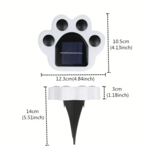 Ηλιακό φωτιστικό κήπου LED - Πατούσα - 4pcs - 942010 - Image 15