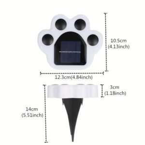 Ηλιακό φωτιστικό κήπου LED - Πατούσα - 4pcs - 942010 - Image 10
