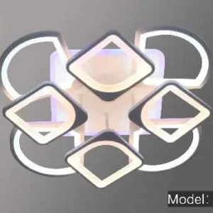 Φωτιστικό οροφής LED - Πλαφονιέρα με Dimmer - 5136-8WH+RGB - 943710 - Image 9