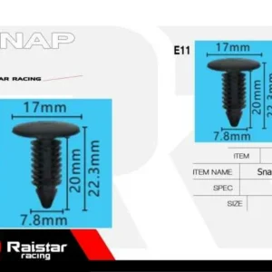 Σετ συνδετήρες αυτοκινήτου - 10pcs - R-F16101-10 - 180871 - Image 4