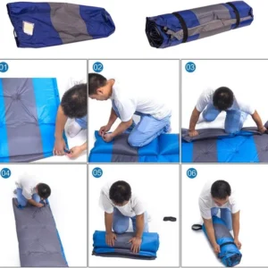 Στρώμα camping 3 ατόμων - YB3144 - 1.92x1.57m - 960170 - Image 4