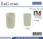 Θήκες οδοντόβουρτσας πλαστικές σε σετ 5Χ - Beige - 21561 - Image 2
