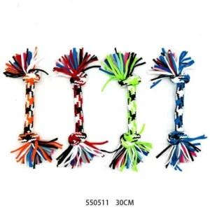 Παιχνίδι σκύλου σχοινί με κόμπους - 30cm - 12pcs - 550511 - Image 6