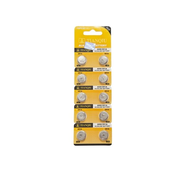 Αλκαλικές μπαταρίες - AG8/391A - 1.5V - 10pcs - 681088