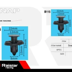 Σετ συνδετήρες αυτοκινήτου - 10pcs - R-F16101-17 - 180859 - Image 8