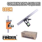 Γωνία μαραγκών ρυθμιζόμενη με αλφάδι - 300mm/12" - Finder - 191553 - Image 2