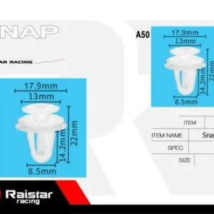 Σετ συνδετήρες αυτοκινήτου - 10pcs - R-F16101-03 - 180853 - Image 6