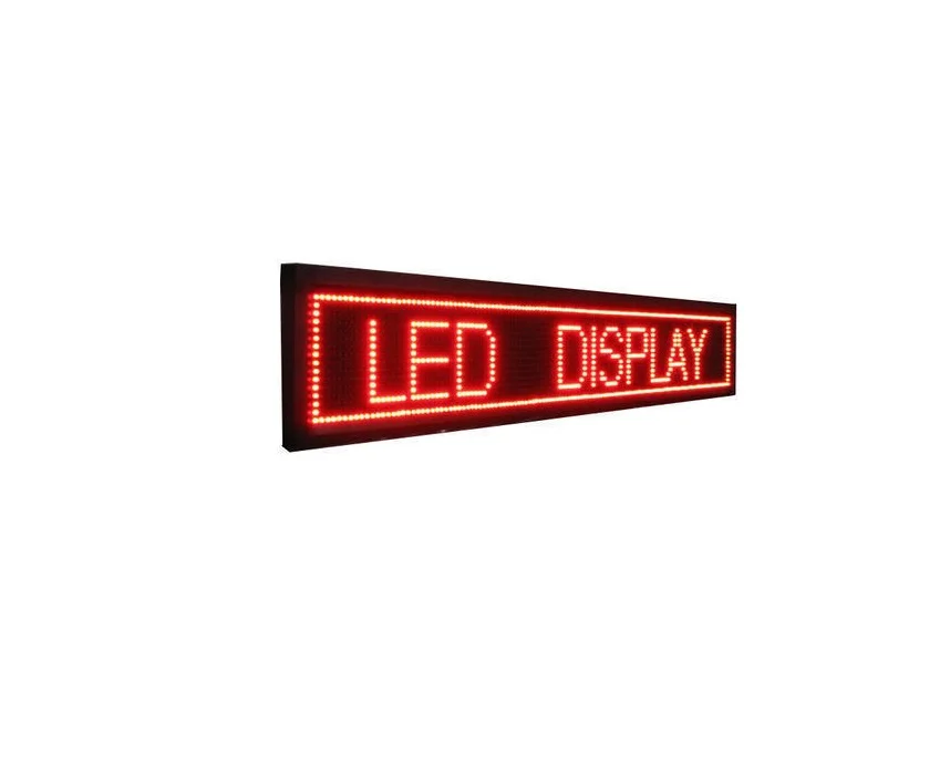 Πινακίδα LED – Μονής όψης – Κόκκινη – 103cm×23cm - IP67 Πινακίδα LED – Μονής όψης – Κόκκινη – 103cm×23cm - IP67