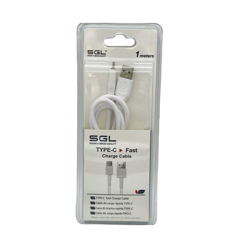 Καλώδιο φόρτισης & data - USB TypeC - Fast Charge - D1 - 1m - 099347