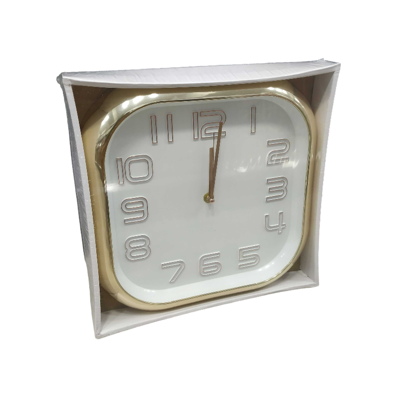 Ρολόι τοίχου - 735D - 100034 - White/Gold