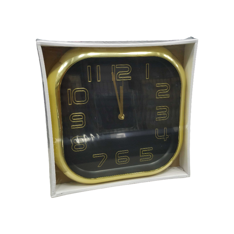 Ρολόι τοίχου - 735D - 100034 - Black/Gold