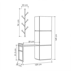 ¸ðéðëï åéóüäïõ-Ðïñô Ìáíôþ Mello pakoworld ÷ñþìá öõóéêü - áíèñáêß 109x39x149åê-119-001066