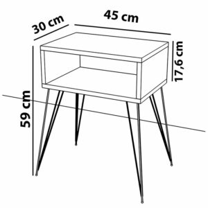 Êïìïäßíï Naida pakoworld ãêñé-ìðåæ-ìáýñï 45x30x59åê-120-000141