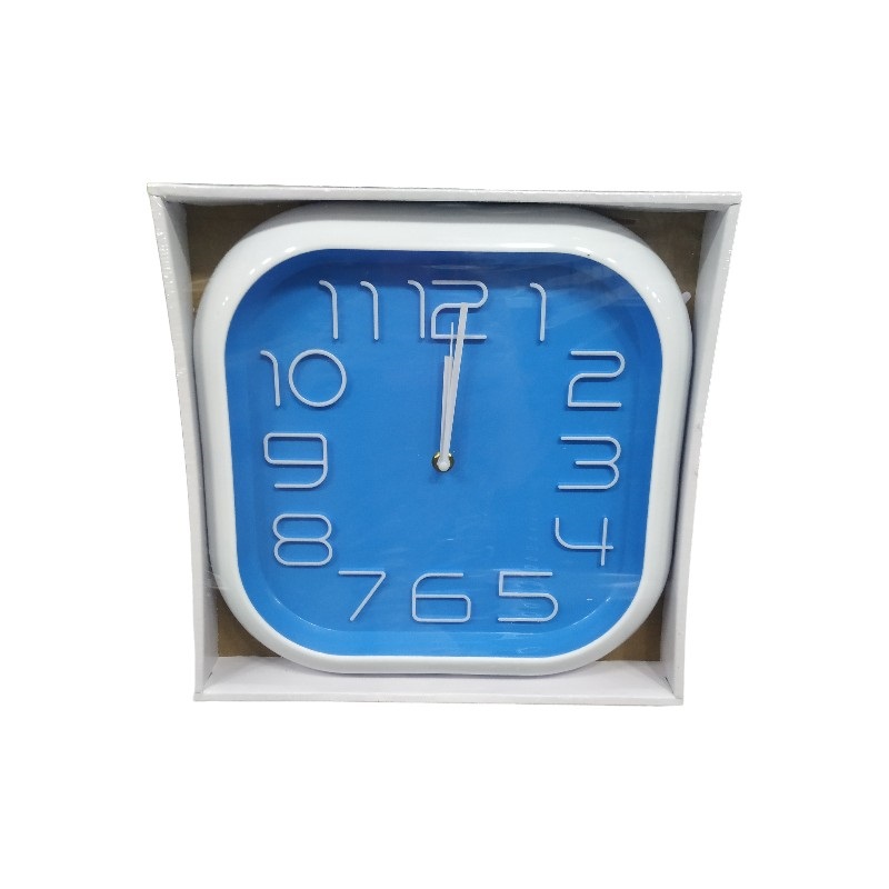 Ρολόι τοίχου - 734Β - 140115 - Blue