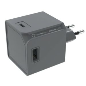 Allocacoc - USB Cube - Extended - USB A+C - 1.5m Cable - 65W - Γκρι DH1254GY/EUPD65