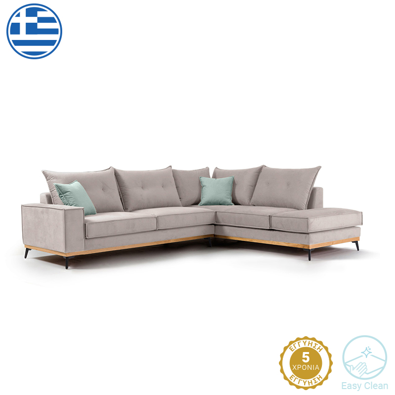 Ãùíéáêüò êáíáðÝò áñéóôåñÞ ãùíßá Luxury II pakoworld ýöáóìá elephant-ciel 290x235x95åê-168-000013