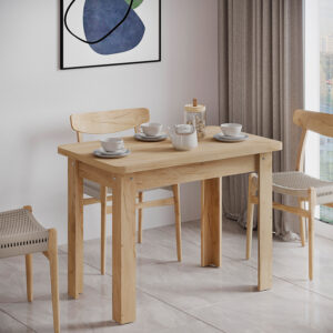 Τραπέζι Celeste pakoworld μελαμίνης σε oak απόχρωση 100x60x73.5εκ-184-000098