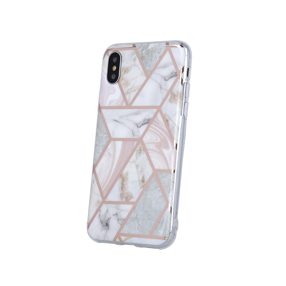 Geometric Marmur Case for Samsung Galaxy A21s pink