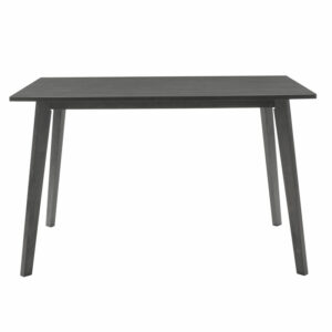 Tραπεζαρία Benson - Toto pakoworld σετ 5τμχ rustic grey - ύφασμα γκρι 120x75x75εκ-200-000187