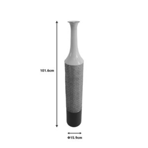 λευκή και μαύρη απόχρωση Φ15.9x101.6εκ-209-000015