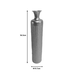Διακοσμητικό βάζο δαπέδου Perikl Inart μέταλλο σε χρυσή απόχρωση Φ19.7x96.5εκ-209-000018