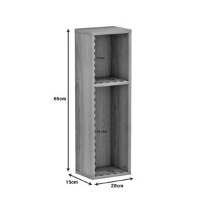 Επιδαπέδια ραφιέρα Racks pakoworld σε sonoma απόχρωση 20x15x65εκ-230-000045