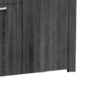 Μπουφές Kinley pakoworld grey-wenge 210x40x82εκ-248-000008