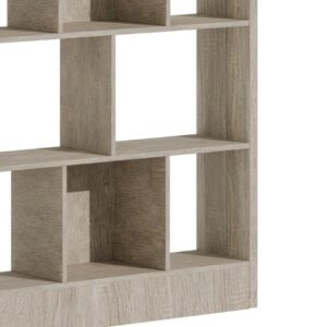 Βιβλιοθήκη Dividre pakoworld sonoma oak μελαμίνης 120x30x181εκ-249-000050