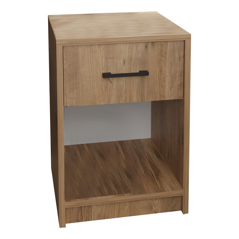 Κομοδίνο Ponil pakoworld oak μελαμίνης 41x41x54.5εκ-321-000046