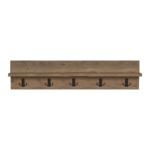 Κρεμάστρα τοίχου Esform pakoworld oak μελαμίνης 80x11x18εκ-321-000054