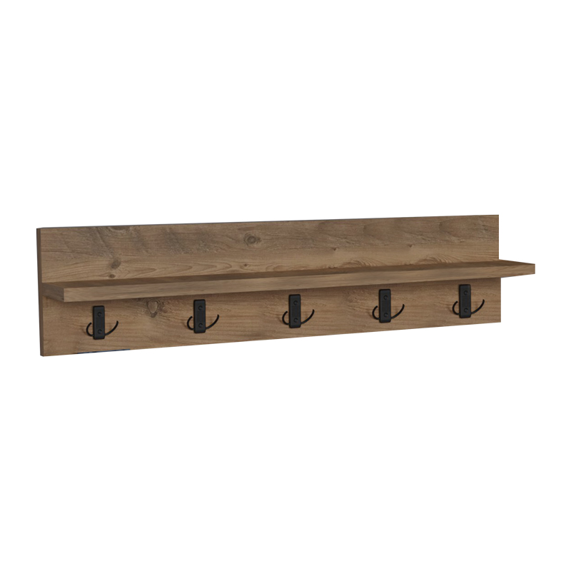 Κρεμάστρα τοίχου Esform pakoworld oak μελαμίνης 80x11x18εκ-321-000054